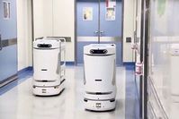 "Noah": Roboter kann Medizin und Equipment transportieren. Bild: AsiaWire