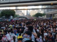 Proteste am 29. September 2014 in Hongkong