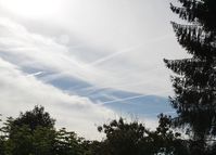 Chemtrails über Alsfeld am 18.10.2012