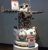Modell der Raumsonde Phobos-Grunt. Bild: MKonair / wikipedia.org