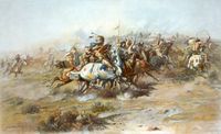 Bild: Symbolbild: Wikimedia, Charles Marion Russel, The Custer Fight (1903) / UM / Eigenes Werk