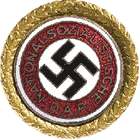 NSDAP-Parteiabzeichen mit Hakenkreuz