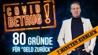 Bild: SS Video: " 7-Minuten-Einblick (von Kla.TV-Gründer Ivo Sasek): Covid-Betrug – 80 Gründe für „Geld zurück!“" (www.kla.tv/21745) / Eigenes Werk