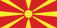 Nordmazedonien Flagge