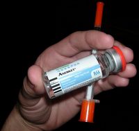 Injektionsfläschchen mit Ketamin (k.o. Tropfen)