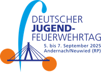 Deutscher Jungend-Feuerwehrtag Logo Bild: Screenshot Internetseite: "https://jugendfeuerwehr.de/aktionen-events/djf-tag-2025" / Eigenes Werk