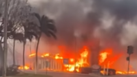 Feuersbrunst auf Lahaina, Maui, 10.08.2023 Bild: Guardian News, Screenshot https://www.youtube.com/watch?v=DiVaJXT4fr4 / RT