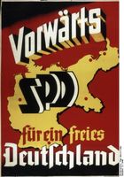 Wahlplakat der SPD ab 1949 in der Bundesrepublik Deutschland verwendet, heute verdrängt