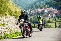 Historische Motorräder sind bei der ADAC Moto Classic in Südtirol unterwegs Bild: ADAC Fotograf: ADAC/Rivas