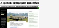 Screenshot von der Webseite der „Allgemeinen Morgenpost Rundschau“