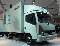 Vollelektrischer Kühllastwagen Nissan e-NT400