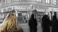 Bild: Hintergrund: Aarp65, Wikimedia Commons, CC BY-SA 3.0; Burka-Frauen (Symbolbild): Jamin Gray, Wikimedia Commons, CC BY-SA 2.0; Blonde Frau (Symbolbild): Pxhere; Collage: Wochenblick / Eigenes Werk