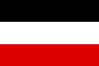 Die Flagge mit drei waagerechten, gleich breiten Streifen in den Farben Schwarz-Weiß-Rot war von 1867 bis 1871 die Flagge für Kriegsschiffe und Handelsschiffe des Norddeutschen Bundes, von 1871 bis 1919 die Flagge des Deutschen Reichs (Kaiserreich, ab 1892 offizielle Nationalflagge).