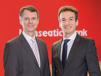 Die Geschäftsführer der Hanseatic Bank: Detlef Zell und Michel Billon
