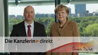 Screenshot aus dem Youtube Video "Merkel für bessere Start-up-Bedingungen"