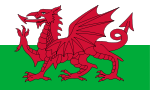 Flagge von Wales