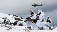 Auf dem Archivbild: Indische und US-amerikanische Militärs trainieren im Rahmen der Übung Yudh Abhyas 2021 im US-Bundesstaat Alaska. Bild: Legion-media.ru / APFootage / U.S. Air Force Photo by Alejandro Peña