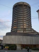 Bank für internationalen Zahlungsausgleich in Basel in der Schweiz.