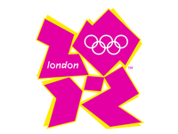 Logo der Olympischen Sommerspiele 2012 in London.