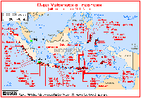 Große Vulkane in Indonesien