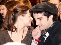 Oliver Wnuk mit Freundin Yvonne Catterfeld bei der Premiere von Keinohrhasen, im Dezember 2007