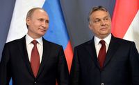 Viktor Orbán und Wladimir P utin im Februar 2015, Archivbild