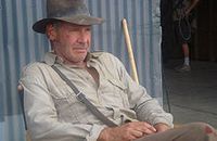 Harrison Ford am Set des vierten Kinofilms "Indiana Jones" Bild: John Griffiths / de.wikipedia.org