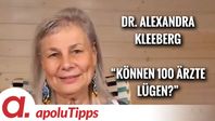 Bild: SS Video: "Interview mit Dr. Alexandra Kleeberg – “Können 100 Ärzte lügen?”" (https://tube4.apolut.net/w/byJicZezRVJFMXdjcawHJn) / Eigenes Werk