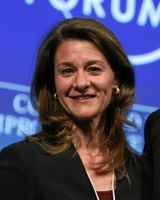 Melinda Gates 2011 in Davos