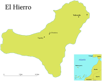 El Hierro (vormals Ferro, auch Isla del Meridiano) ist die westlichste und kleinste der sieben großen Kanarischen Inseln im Atlantischen Ozean.