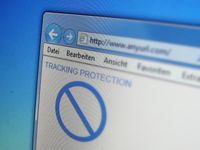 Die Tracking Protection List schützt Internet Explorer 9 vor gängigen Tracking-Methoden.
Quelle: Foto/Montage: Fraunhofer SIT (idw)