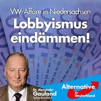 Alexander Gauland auf einem Wahlplakat der AfD