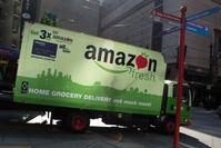 Amazon Fresh LKW in Seattle