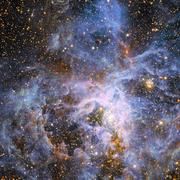 Der Stern VFTS 682 in der Großen Magellanschen wolke Foto: ESO/M.-R. Cioni/VISTA Magellanic Cloud survey. Acknowledgment: Cambridge Astronomical Survey Unit