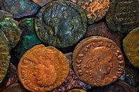 Alte römische Münze (Symbolbild)