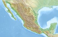 Physische Positionskarte von Mexiko