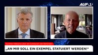 Bernhard Riegler und Günther Hlebaina (2022) Bild: AUF1 / Eigenes Werk