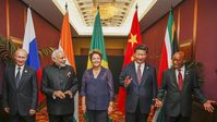 Presidenta Dilma Rousseff durante reunião dos Chefes de Estado do BRICS. Brisbane - Austrália,15/11/2014. Bild: Roberto Stuckert Filho/PR, on Flickr CC BY-SA 2.0