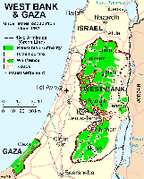 Westjordanland und Gazastreifen in Israel