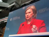Hillary Clinton fordert Freiheit des Internets. Bild: state.gov