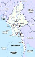 Karte von Myanmar