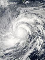 Taifun über den Philipinen (Symbolbild)