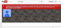 Screenshot YouTube-Konto des russischen Fernsehsenders Russia Today