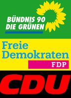 Die "Jamaika" Koalition aus CDU-FDP-B90/Die Grünen