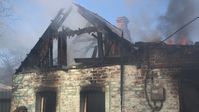Durch ukrainischen Beschuss zerstörtes Haus in Donezk, März 2022 (Symbolbild)