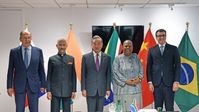 Treffen der Außenminister der BRICS-Gruppe in New York am 22. September 2022 Bild: www.globallookpress.com / Li Rui / XinHua