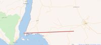 Lage von The Line im Nordwesten Saudi-Arabiens