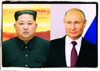 Kim Jong-un und Wladimir Putin (2018)