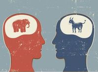 Konfrontation: Republikaner versus Demokraten in den USA . Bild: brown.edu