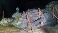 Ein Sinnbild für die wahrhaftige Tragödie der Ukraine: Die an Ketten gelegte Statue der russischen Kaiserin Katarina die Große, der Gründerin von Odessa und von ganz Neurussland. Sie wurde im Dezember in einer Nacht-und-Nebel-Aktion im Auftrag der Stadtverwaltung von Odessa demontiert. Bild: www.globallookpress.com